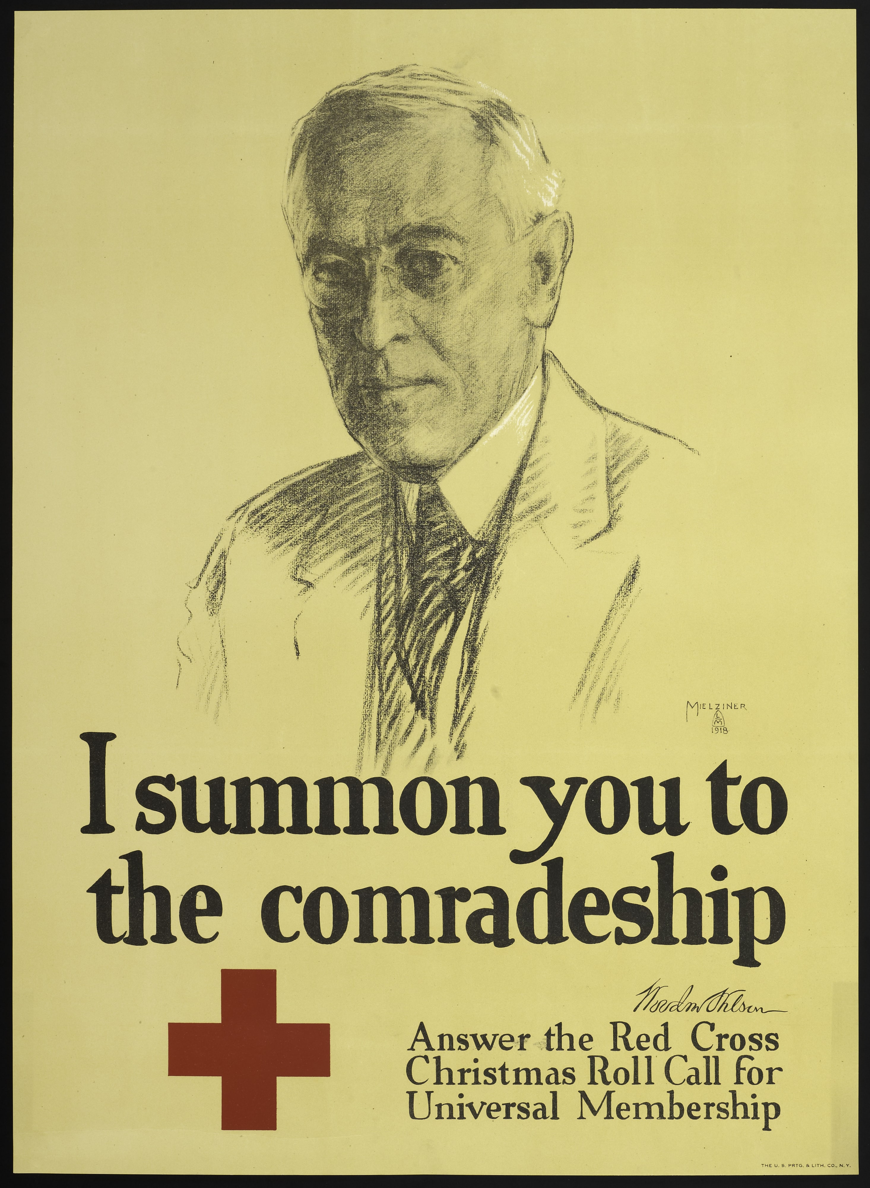 I Summon You to the Comradeship. Answer the Red Cross Christmas Roll Call for Universal Membership