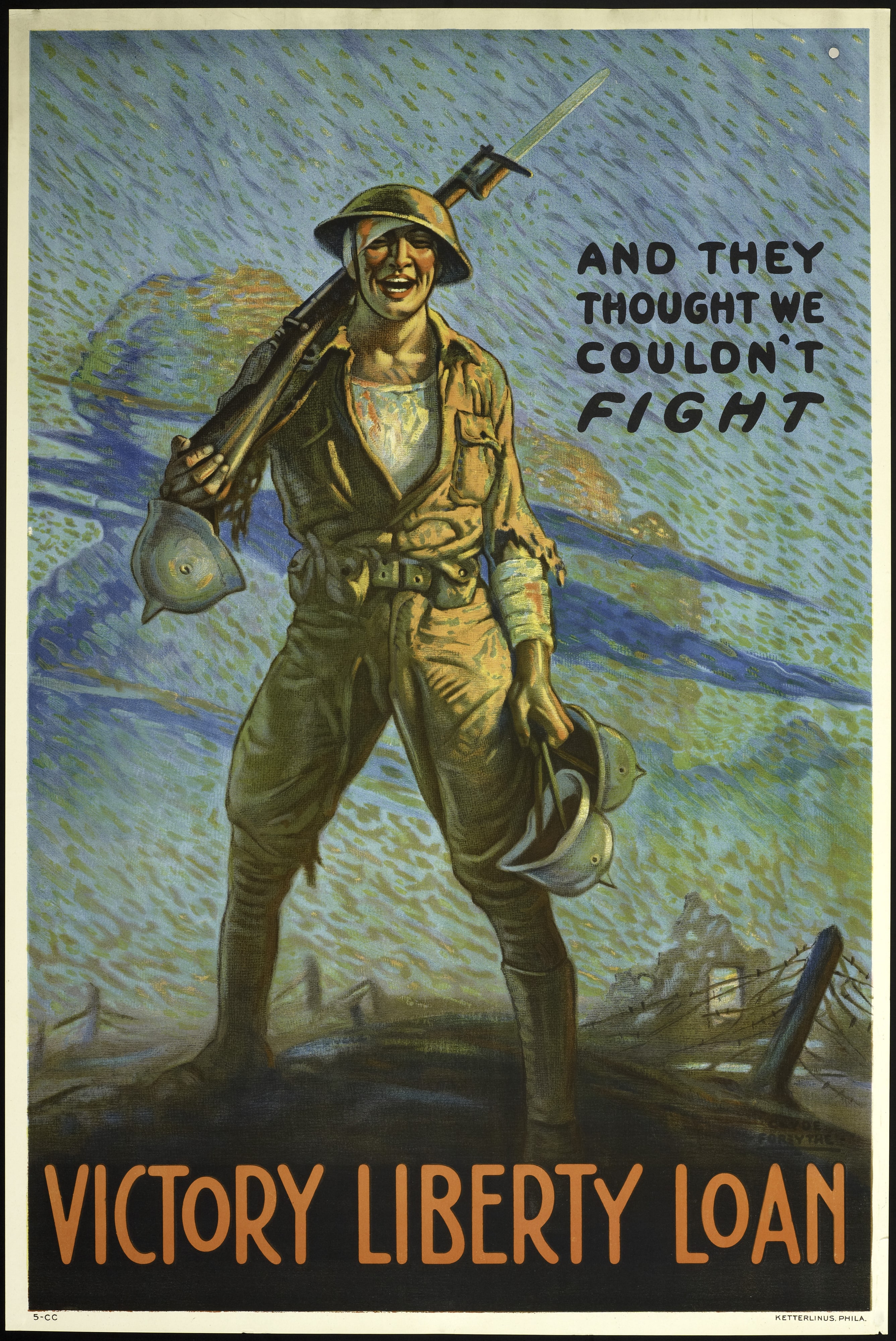 And They Thought We Couldn't Fight. Victory Liberty Loan