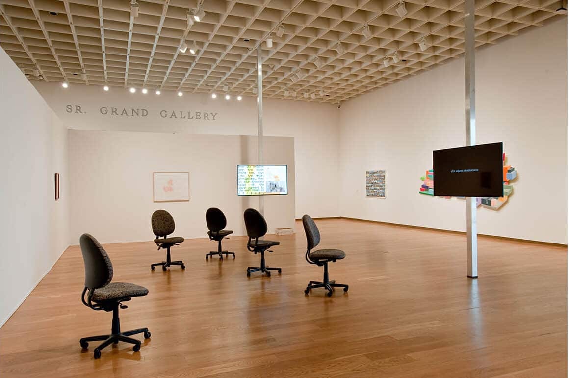 Installation view of Florida Prize in Contemporary Art 2017 (Domingo Castillo)