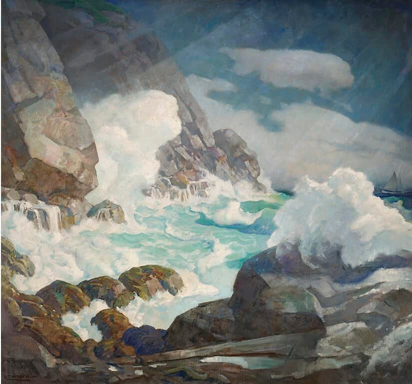 Maine Headland, Black Head, Monhegan Island