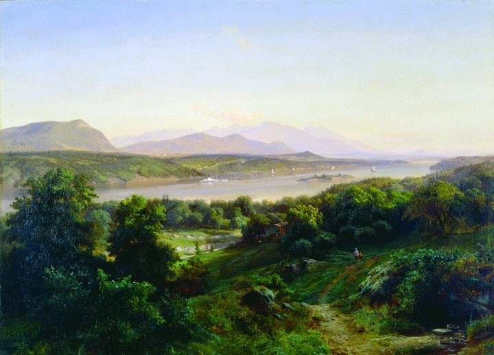 The Hudson River at Hyde Park, New York