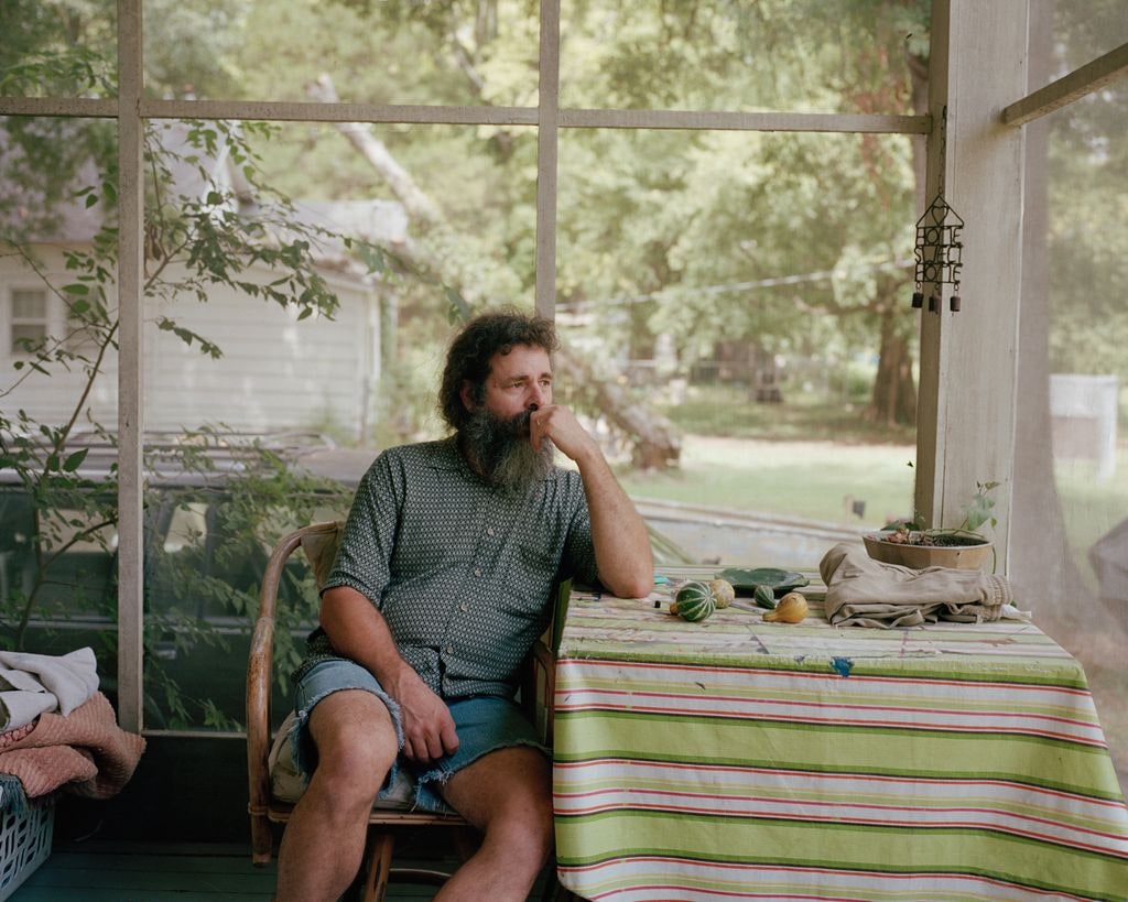 Bill on His Porch
