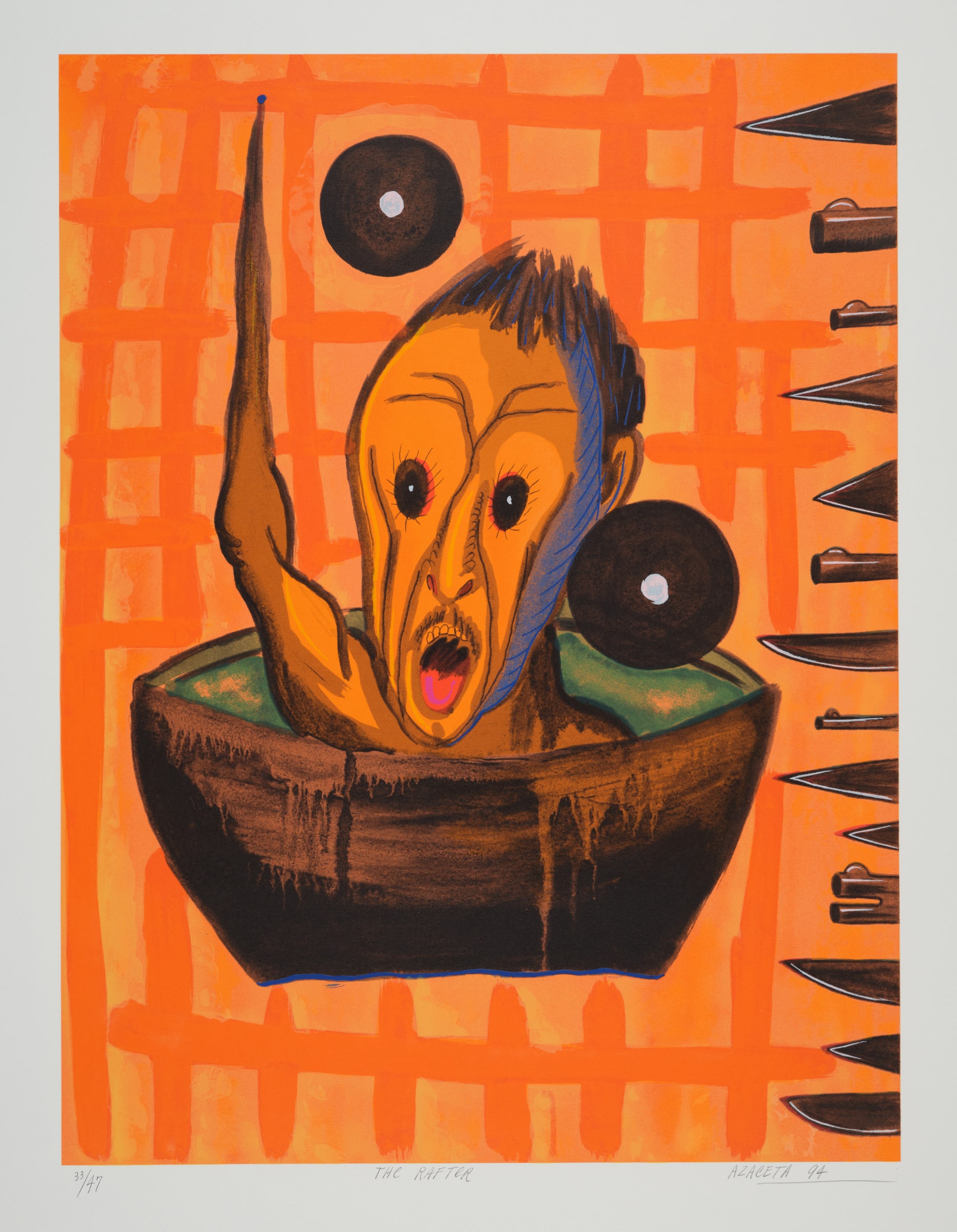 The Rafter, from the portfolio of five screenprints “Five”