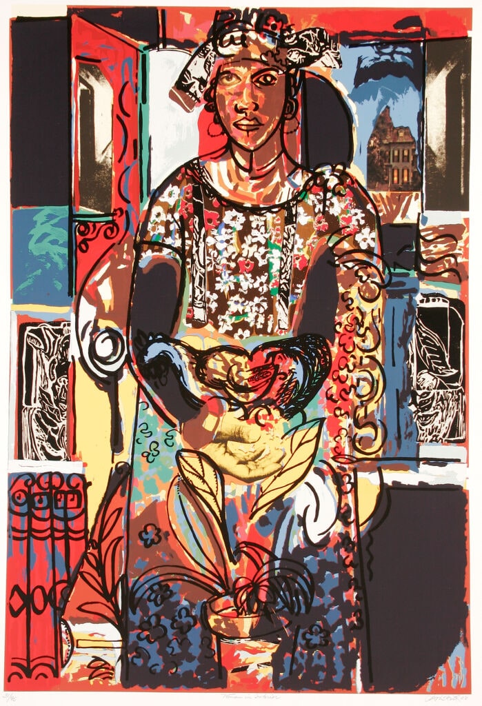 Woman in Interior