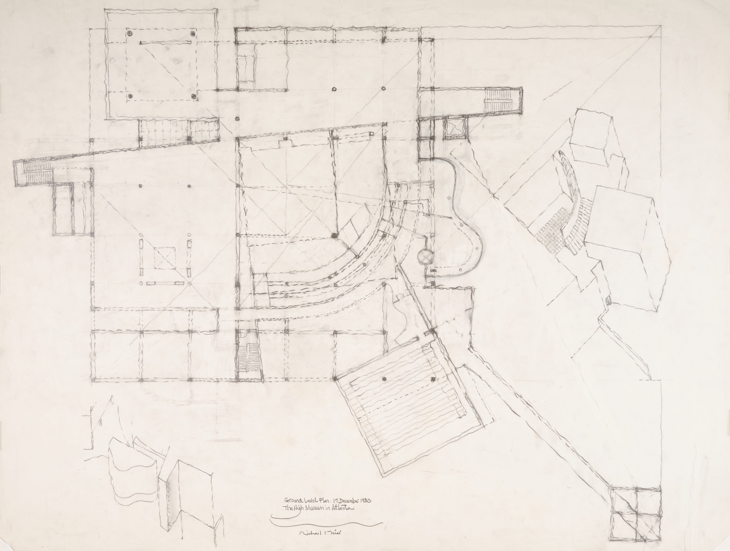 Ground Level Plan of High Museum