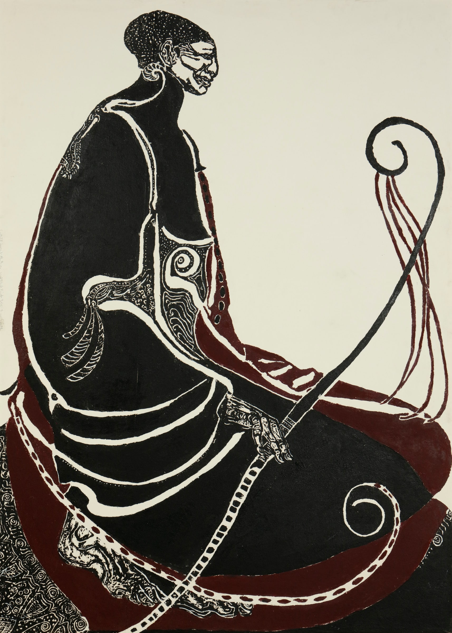 Seated Figure with Bow