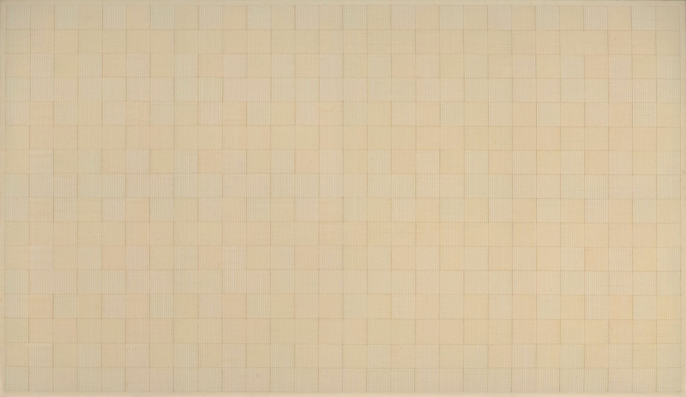 Grid Painting Half Shift: Olive and Umber