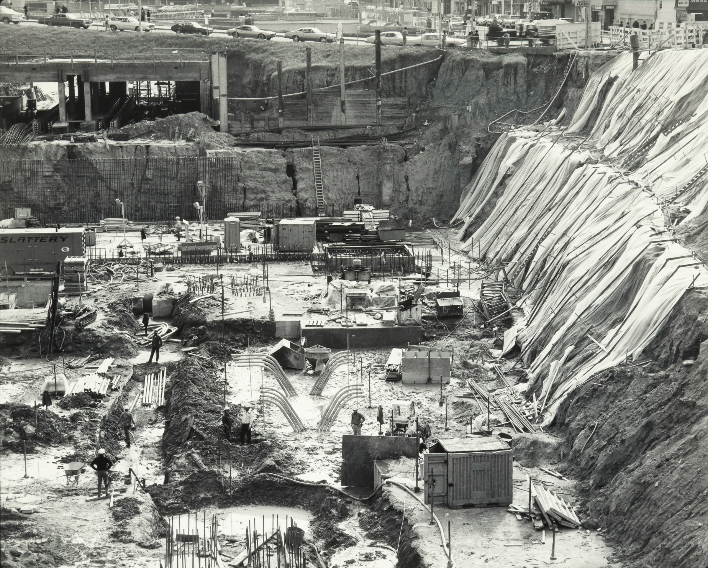 Five Points Station Site, MARTA Construction, November 1977, Atlanta, GA