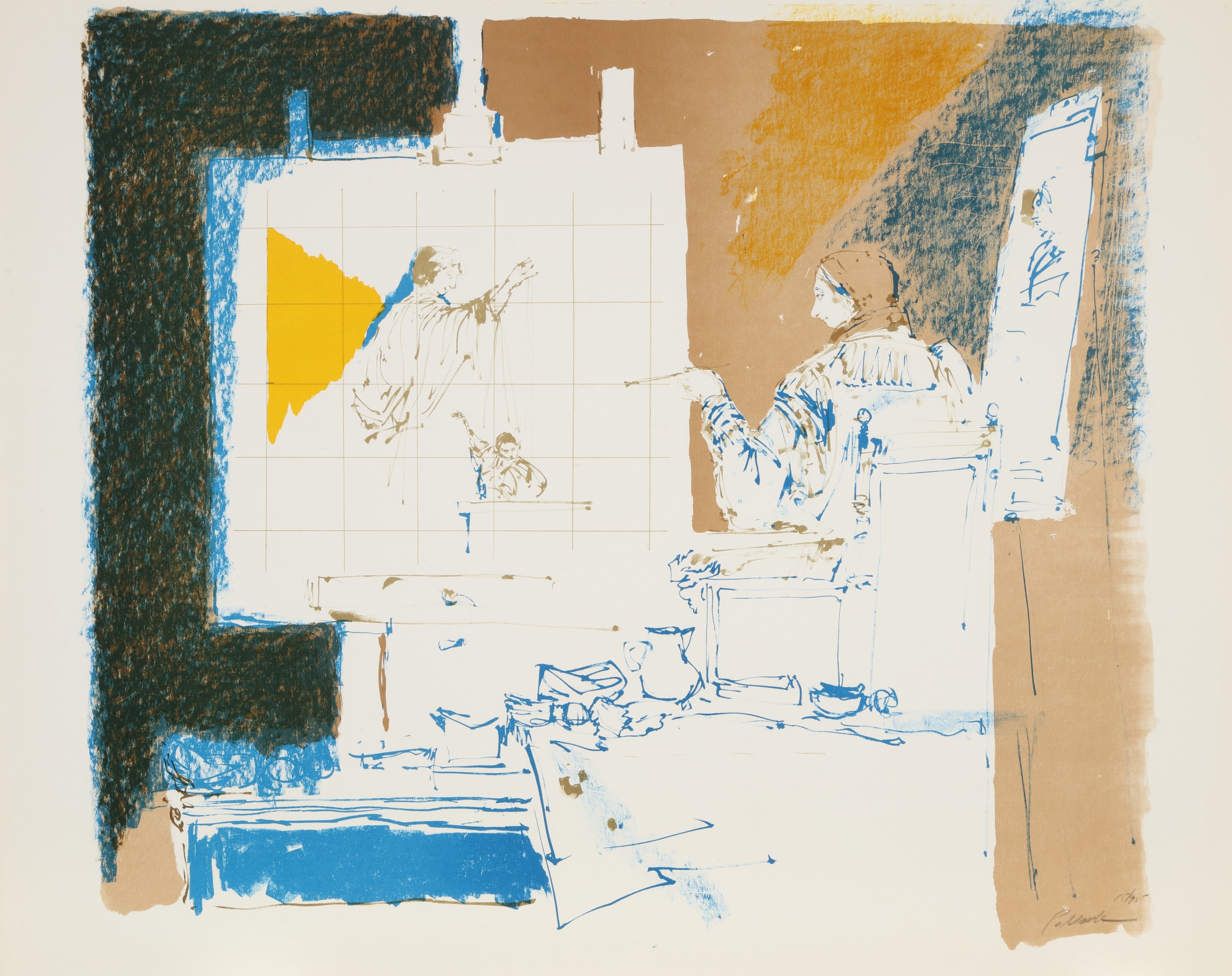 Artist at Easel