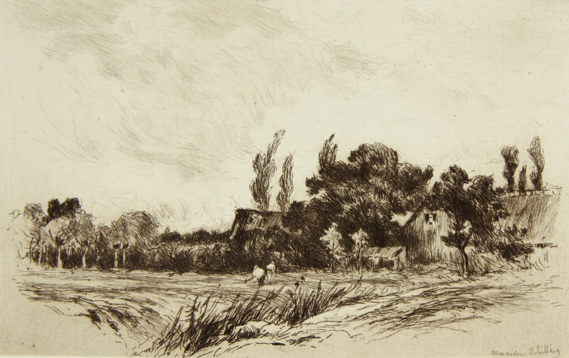 Sketch Near Ridderkerk, Holland