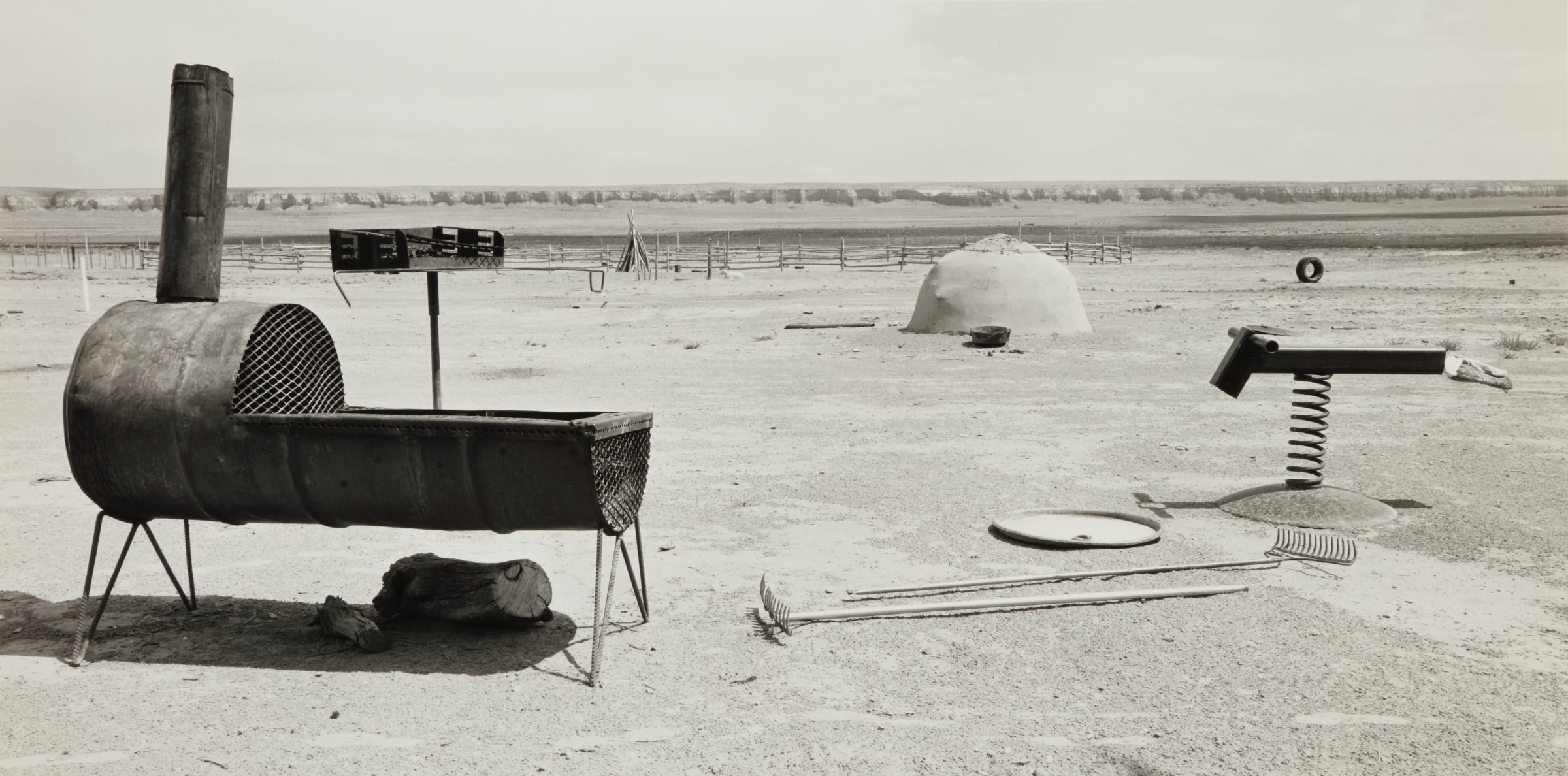 Navajo, Rocking Bull and Bread Oven