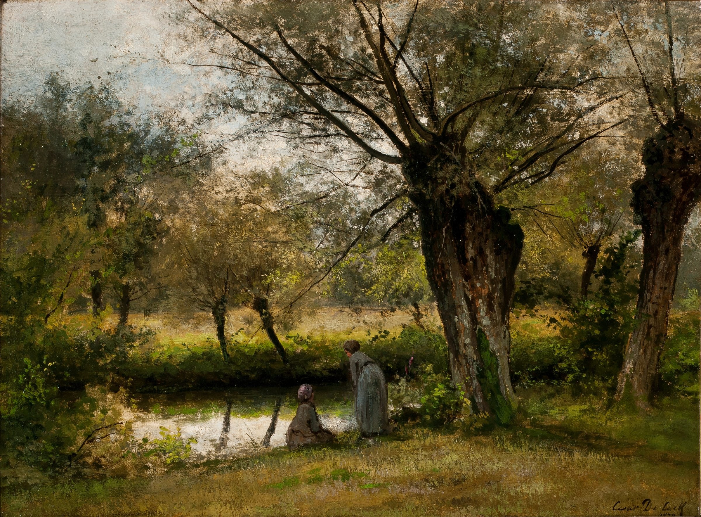 Landscape with Two Women