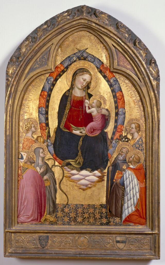 Madonna and Child with Six Saints