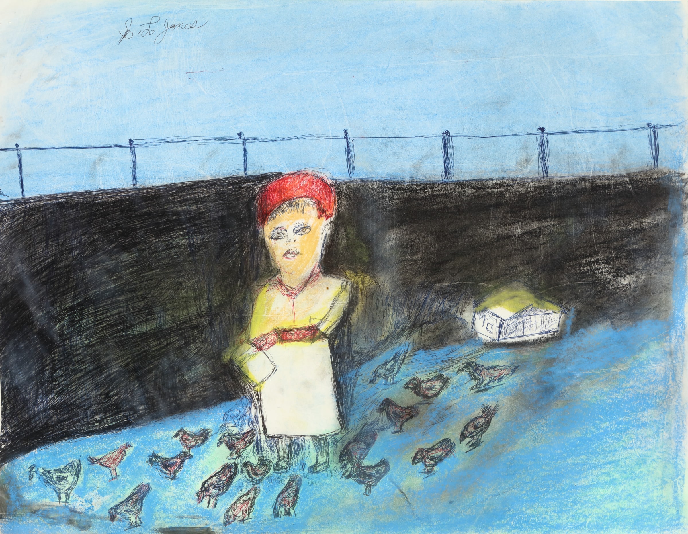 Woman Feeding Birds