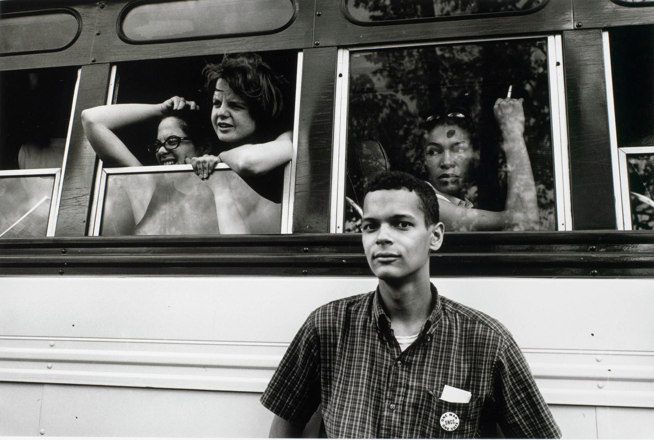 Julian Bond at Freedom Bus, Summer of '64, Oxford, Ohio