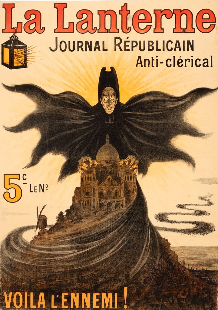 La Lanterne Journal Républicain anti-clérical: Voila L'Ennemi!