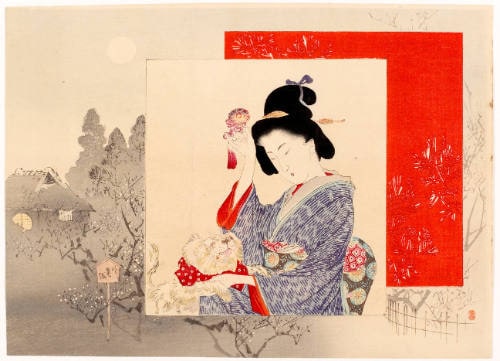 Beautiful Woman in Spring