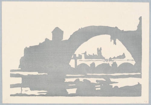 Roman Bridge over the Loire River, France (Stage 5a of 7: Color Seperation)