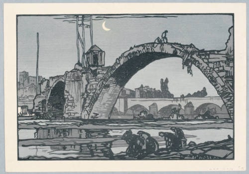 Roman Bridge over the Loire River, France (Stage 5b of 7: Color Compilation)