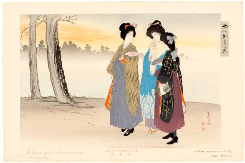 Schoolgirls Homeward Bound