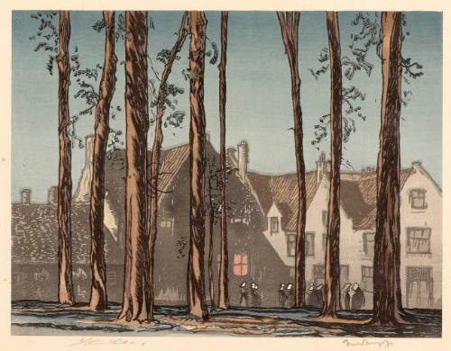 Beguinage, Bruge, Belgium