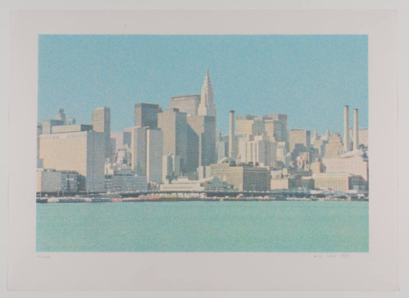 N.Y. Skyline, from the City Scapes Portfolio