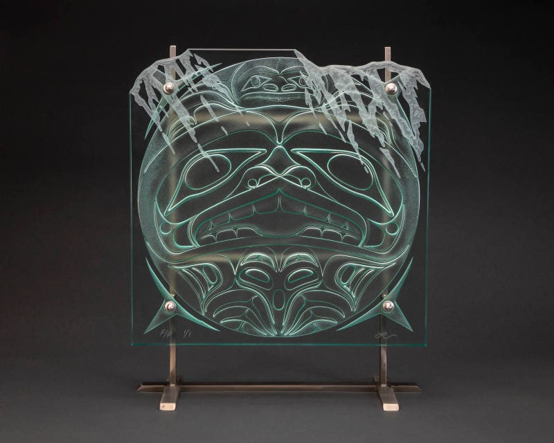 Glass Bear Panel
