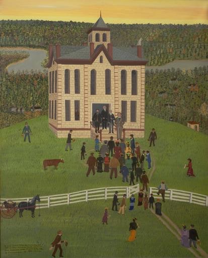 KU's First Morning in 1866