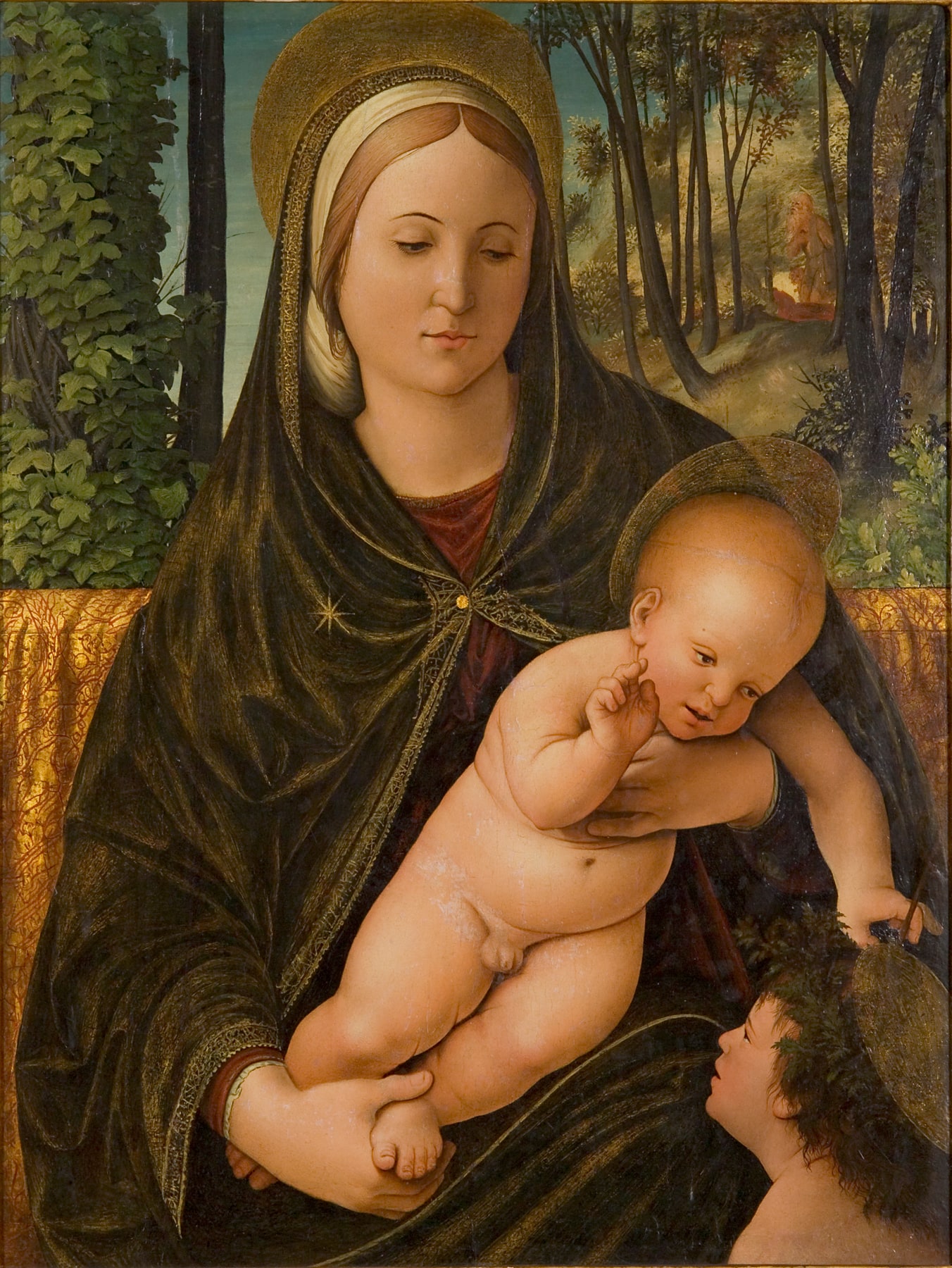 Madonna and Child with Saint John