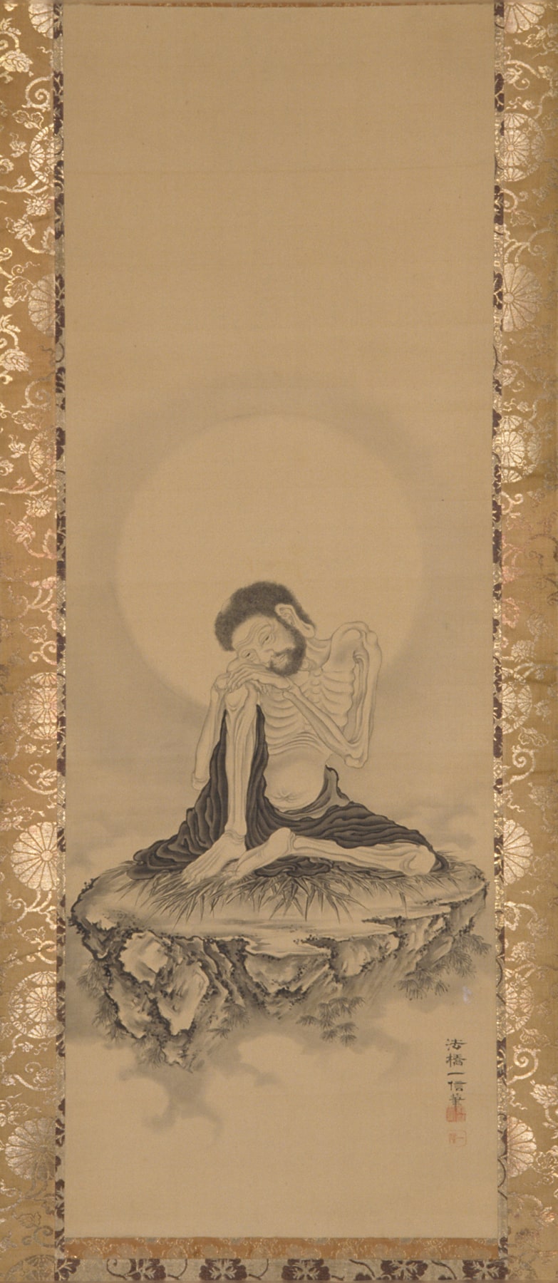Shakyamuni undergoing austerities
