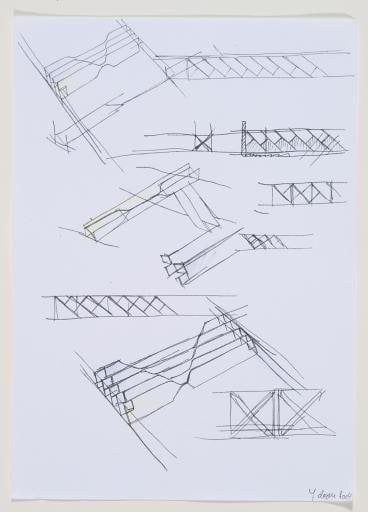 preparatory drawing for series Reflections & Refractions