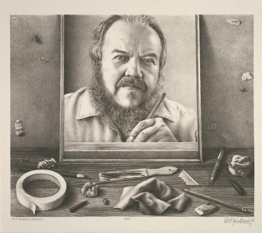 Self-portrait, Drawing