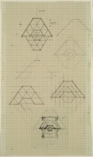 Preparatory sketch for "Frog Labyrinth"