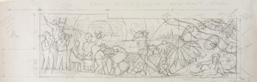 Preparatory study for Pollinators Mural