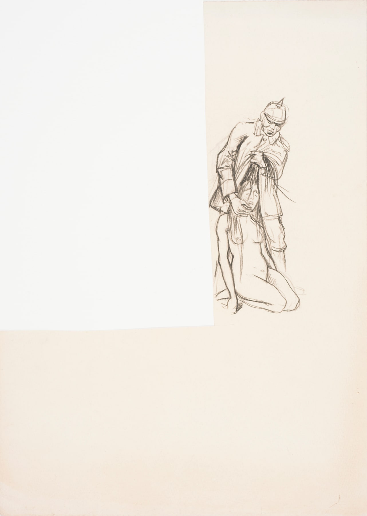 untitled (soldier pulling woman's hair)