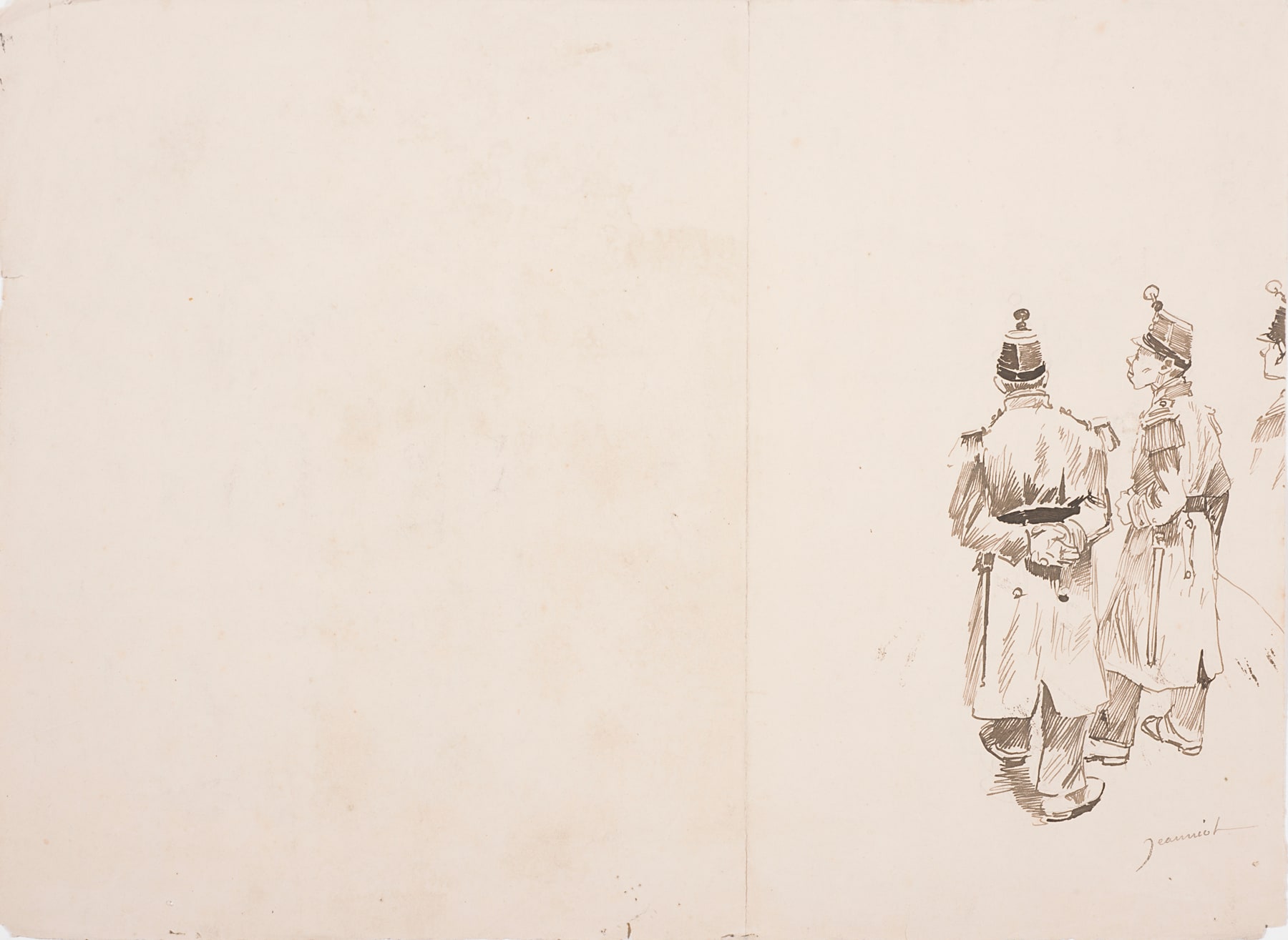 untitled (three standing officers)