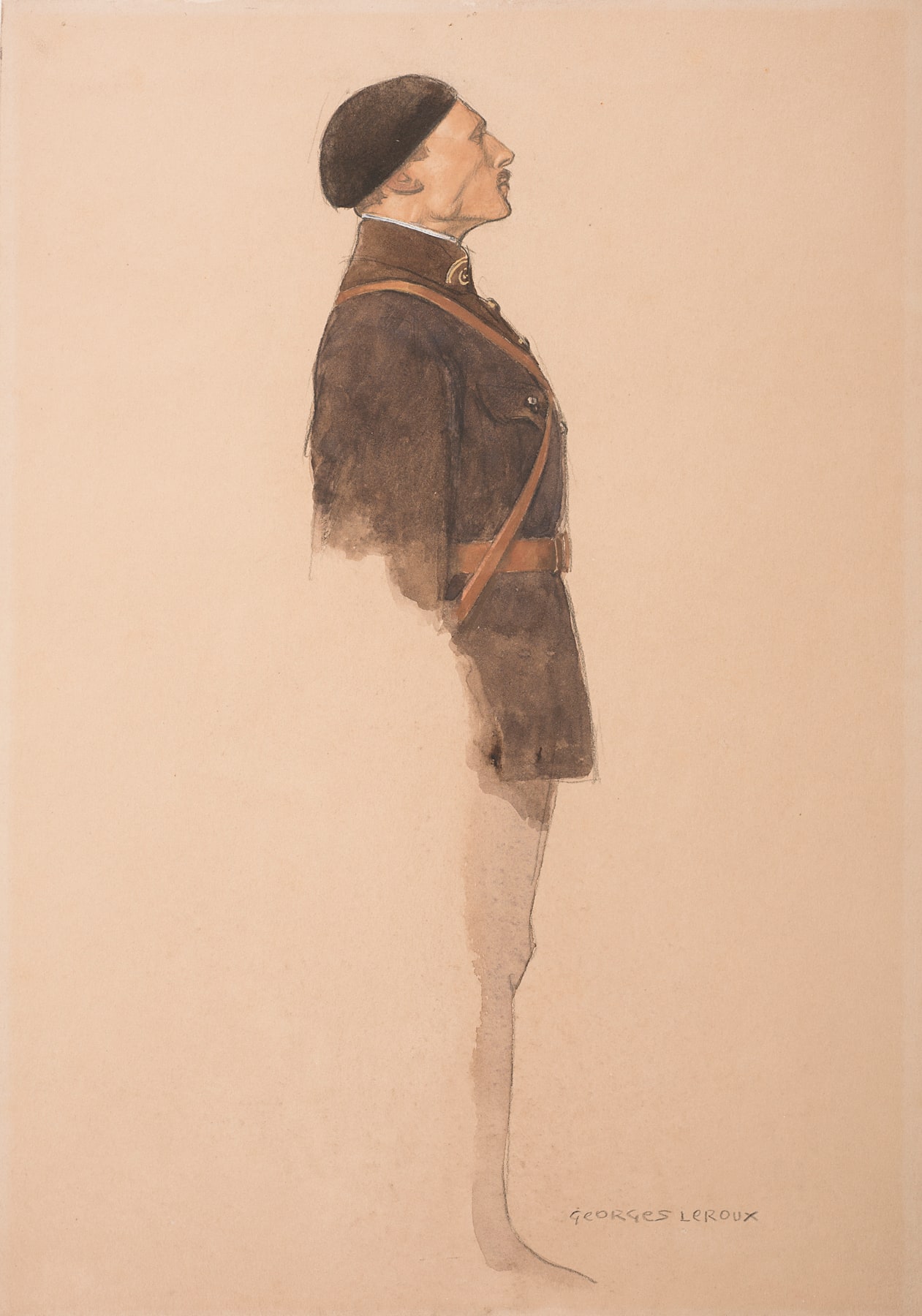 untitled (officer in profile)