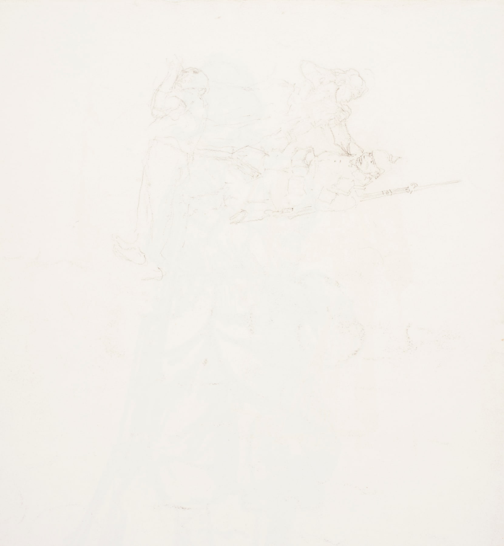 untitled (soldier holding a woman by the shoulder)