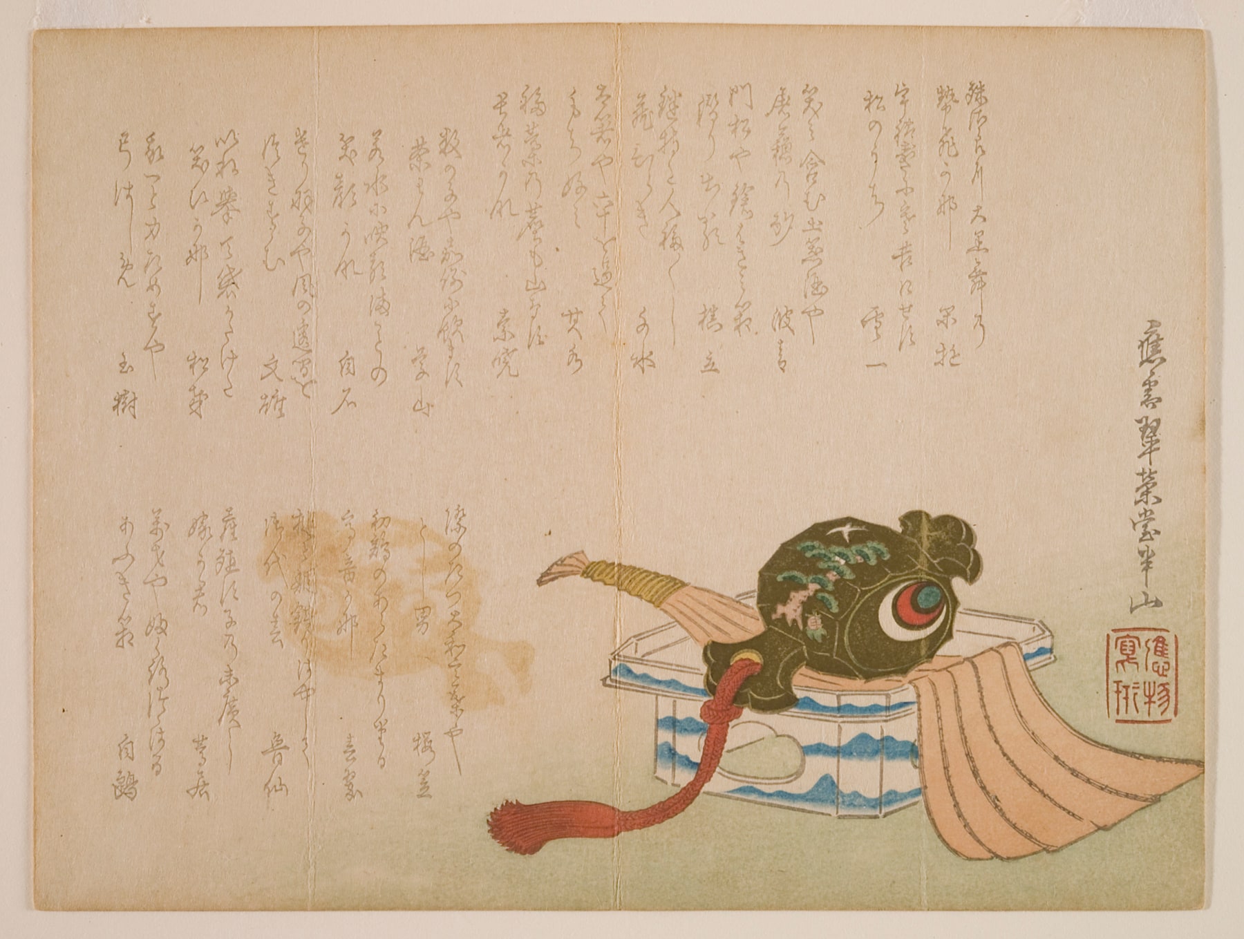 a gilded wooden model of Daikoku's magic mallet