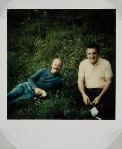 Richard Hollander and H.C. Westermann at Pine Planes, September, 1977