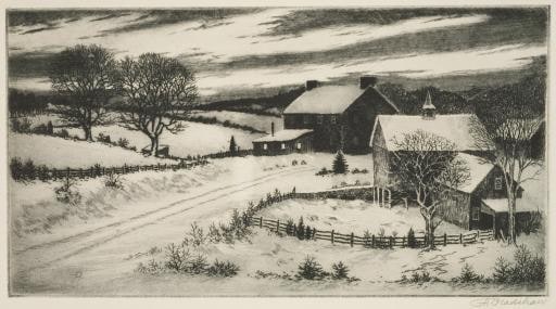 Twilight After Snow