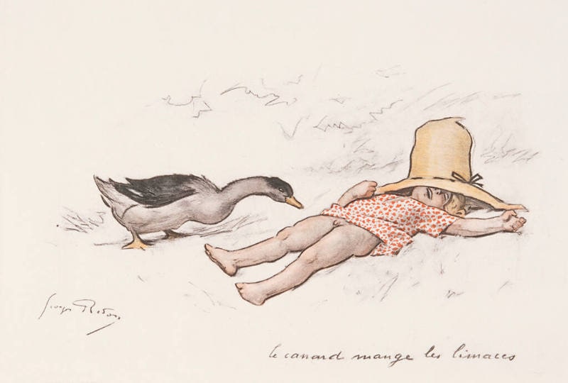 Le Conard Mange les Limaces (The Duck Eats the Worm)