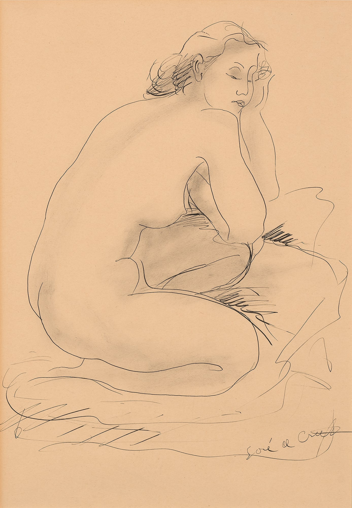Crouching Nude