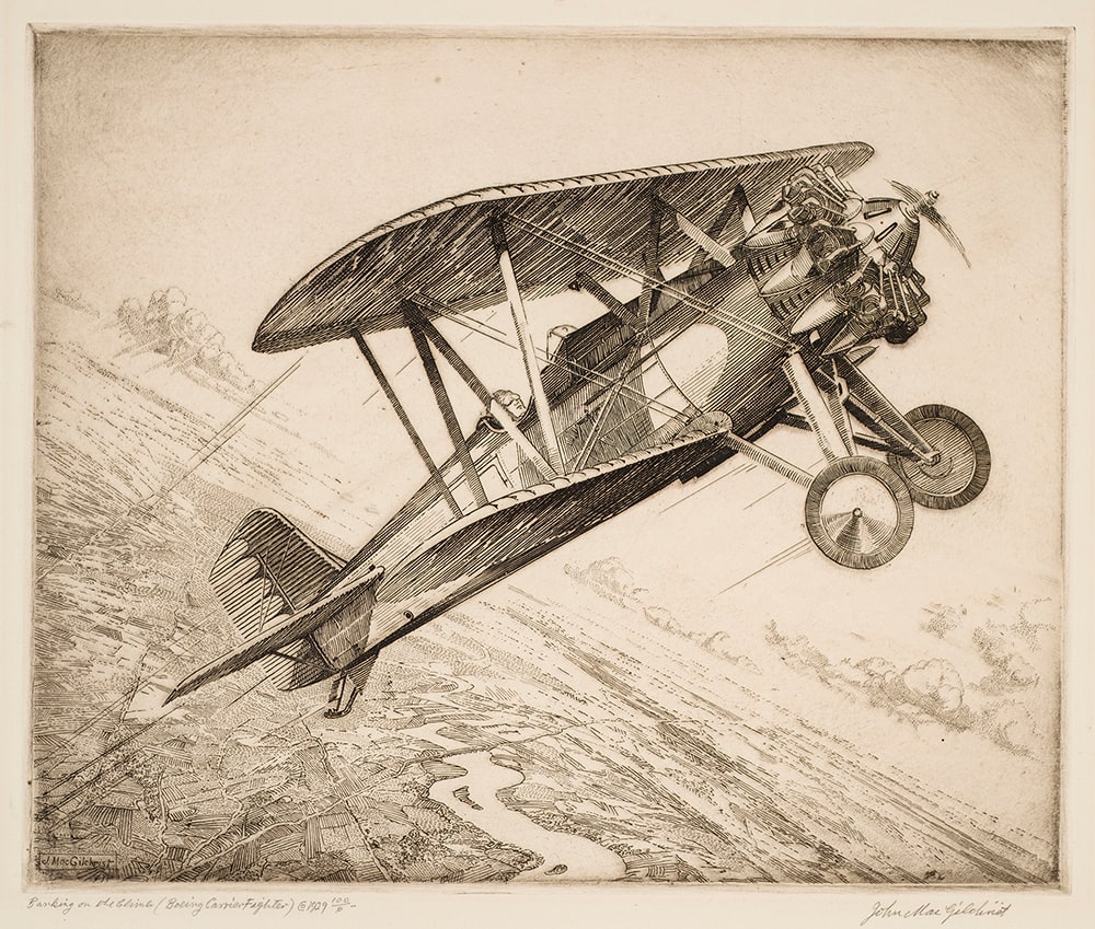 Banking on the Climb (Boeing Carrier Fighter)