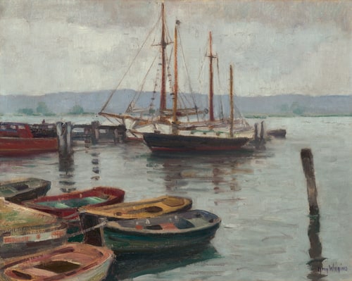 Gray Weather on the Connecticut River