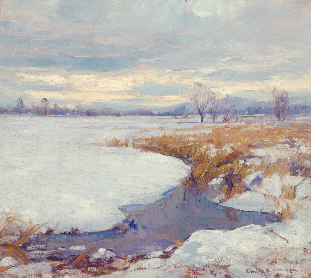 Winter Meadow Stream