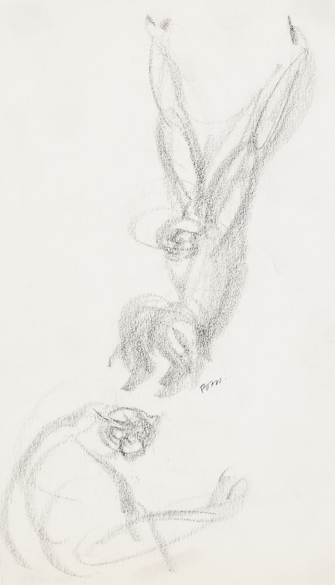 Preparatory Drawing of Gibbons for a Proposed Steuben Bowl