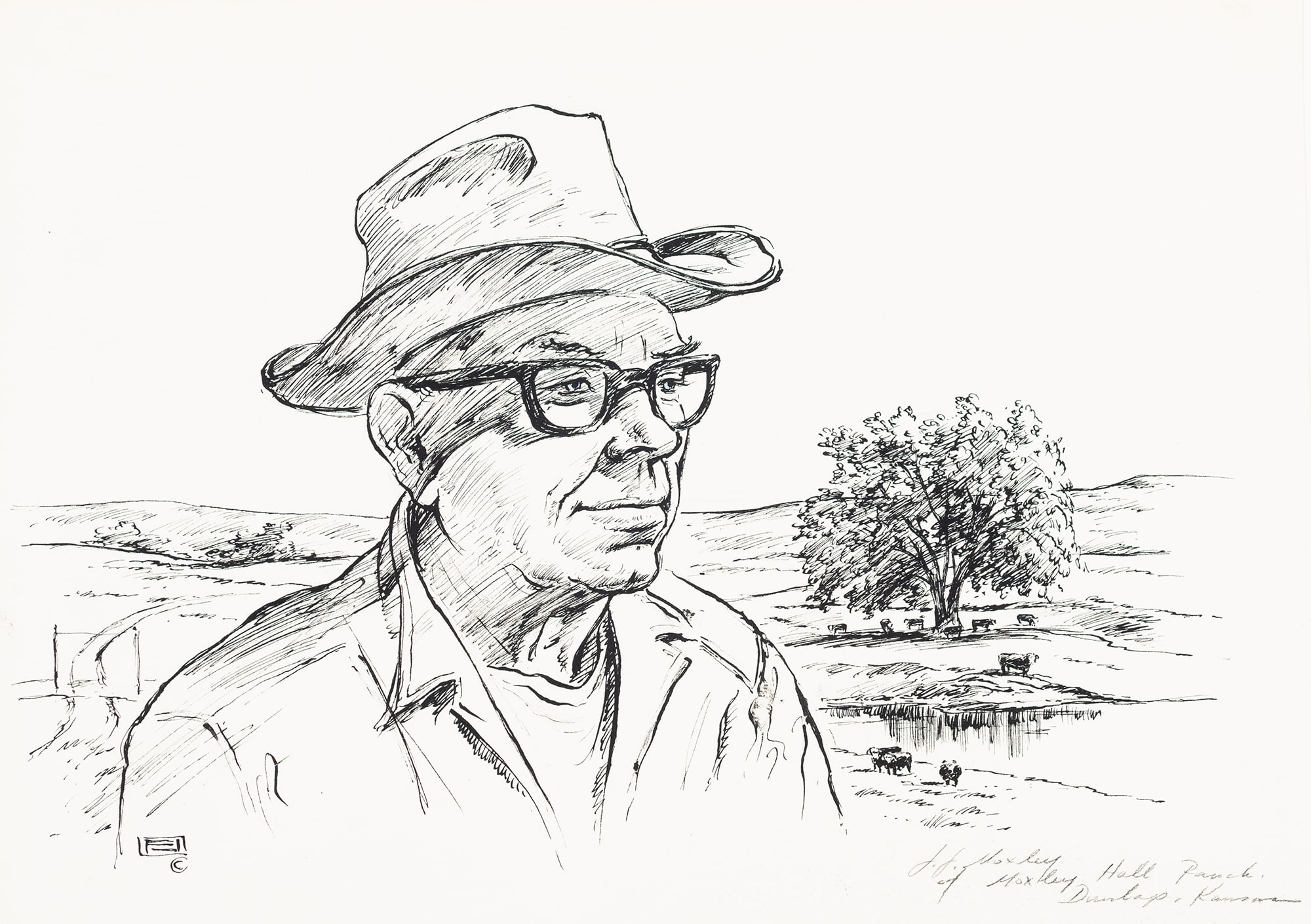 J. J. Moxley Hall Ranch, Dunlap, Kansas