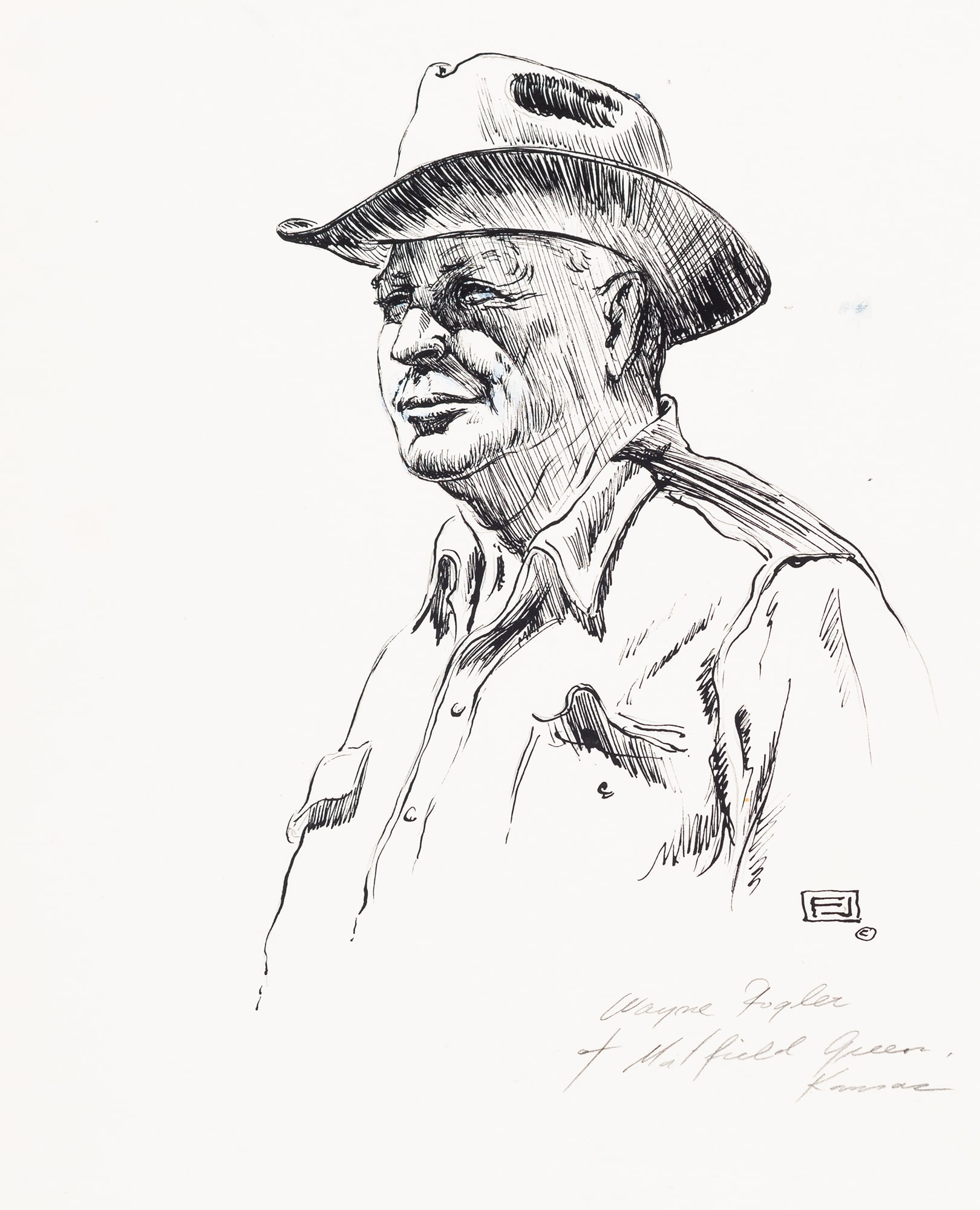 Wayne Rogler of Matfield Green, Kansas