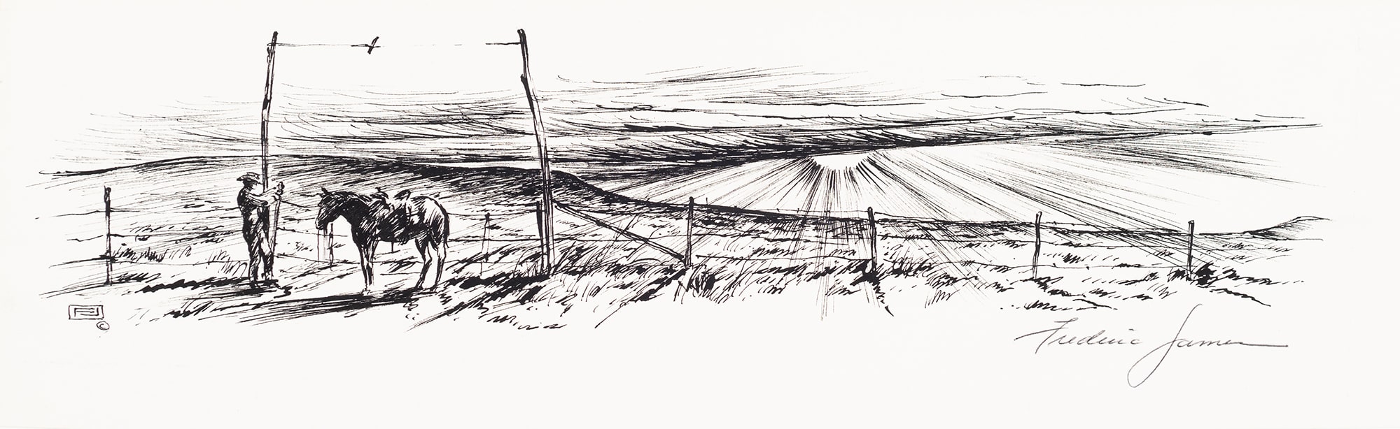 Sunset, Flint Hills